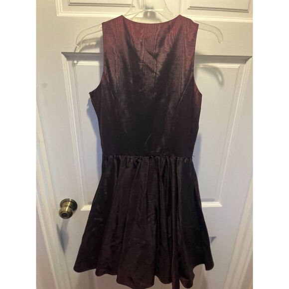 Vintage Tank A-Line Dress with Cutout Neckline + Tulle Underskirt for Volume, Be - Picture 6 of 8